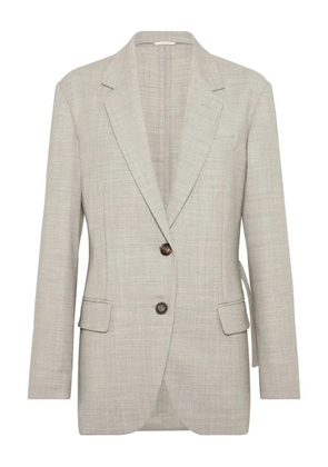 Brunello Cucinelli wool blazer - Grey
