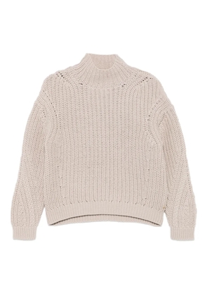 Marc O'Polo high-neck wool sweater - Neutrals