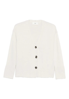SOLOTRE V-neck cardigan - White