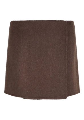 P.A.R.O.S.H. Logical mini skirt - Brown