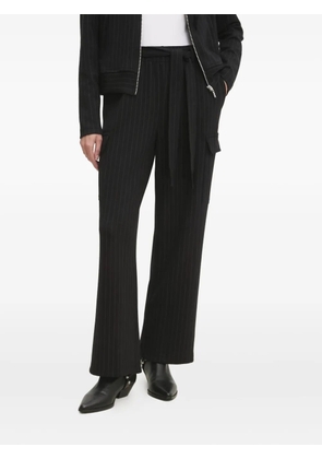 DKNY pinstripe cargo trousers - Black