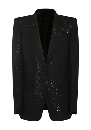 TOM FORD sequin-embellished single-breasted blazer - Black