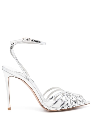 Le Silla 110mm Embrace sandals - Silver