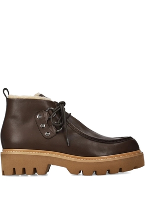 Premiata lace-up lug-sole boots - Brown
