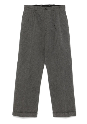 TAIGA TAKAHASHI striped trousers - Grey