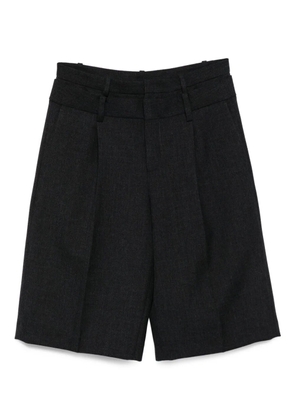 JNBY straight-leg wool shorts - Grey