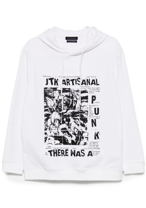 JUNTAE KIM 'There Was A Punk' hoodie - White