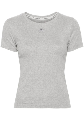 Marine Serre Crescent Moon organic-cotton T-shirt - Grey