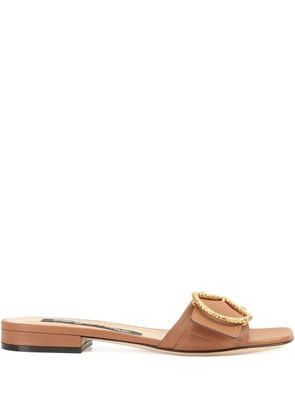 Sergio Rossi leather sandals - Brown