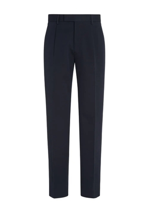 Zegna pleated tailored trousers - Blue