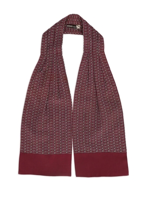 Hermès Pre-Owned patterned scarf - Red