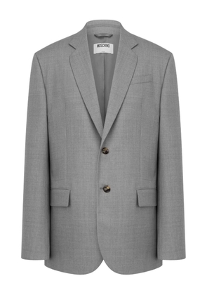 Moschino single-breasted tailored blazer - Grey