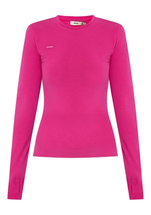 Pangaia thumbhole-detail long-sleeve performance top - Pink