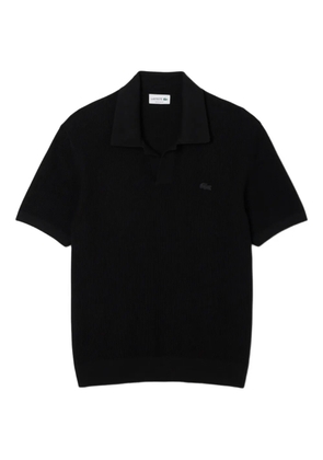 Lacoste short-sleeve polo sweater - Black