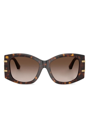 Dolce & Gabbana Eyewear geometric-frame sunglasses - Green