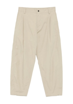 CROQUIS zip-up casual trousers - Green