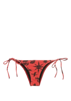Lygia & Nanny Thai printed bikini bottoms - Brown