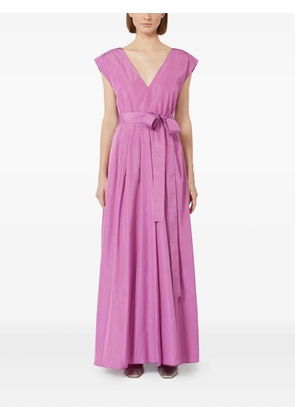 Max Mara Oggeri embellished V-neck maxi dress - Pink