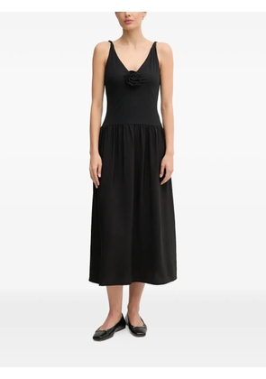 Pedro Del Hierro V-neck midi dress - Black