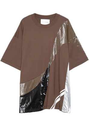 Yoshiokubo Coating River t-shirt - Brown
