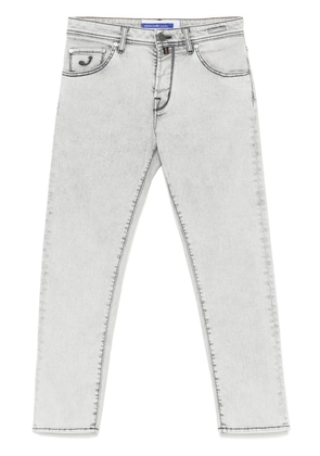 Jacob Cohën logo-embroidered jeans - Grey