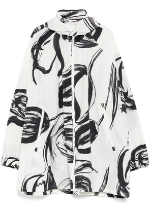 JNBY graphic-print windbreaker - White