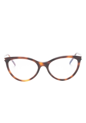 Saint Laurent Eyewear cat-eye glasses - Brown