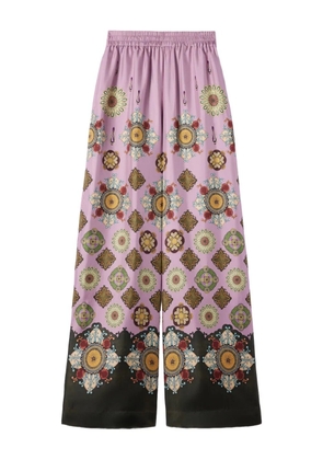 La DoubleJ floral-print trousers - Pink