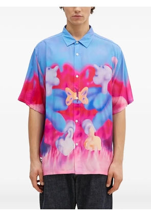 Pleasures printed short-sleeve shirt - Pink