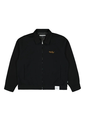 Neighborhood logo-embroidered jacket - Black