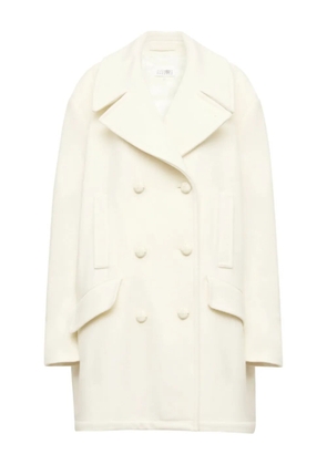 MM6 Maison Margiela double-breasted coat - Neutrals