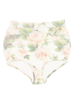 Simone Rocha floral-print brief - Multicolour