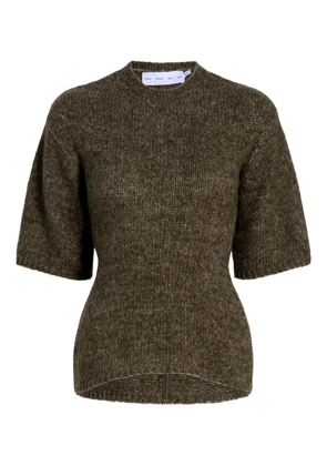 Proenza Schouler White Label dana short-sleeve sweater - Brown
