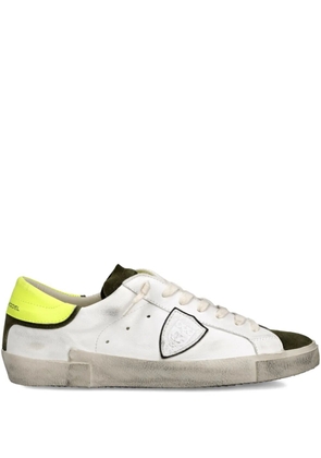 Philippe Model Paris panelled low-top sneakers - White