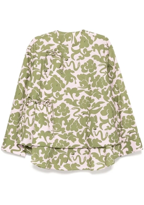 JNBY curled hem jacket - Pink