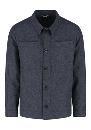 Boglioli Pocket Boxie Overcoat - Grey
