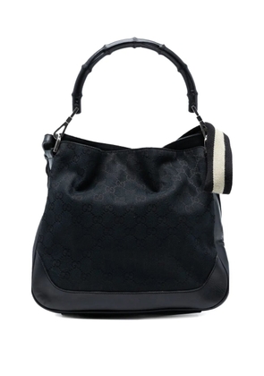 Gucci Pre-Owned 2000-2015 GG Canvas Bamboo Web satchel - Blue