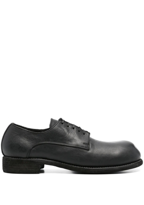 Guidi leather derby shoes - Black