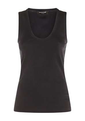 Fabiana Filippi cotton tank top - Blue