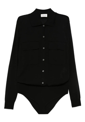 P.A.R.O.S.H. button-up bodysuit - Black