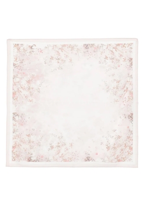 Saiid Kobeisy silk georgette-crepe scarf - Pink
