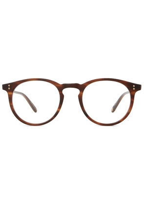 Garrett Leight round-frame glasses - Brown