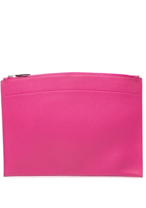 Hermès Pre-Owned 2017 Large Togo Bazar Pouch clutch bag - Pink