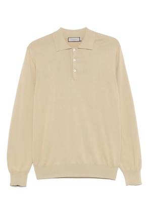 Canali cotton polo top - Neutrals