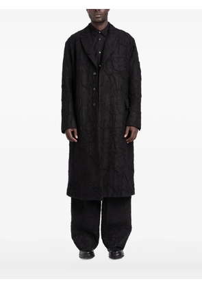 Masnada textured coat - Black