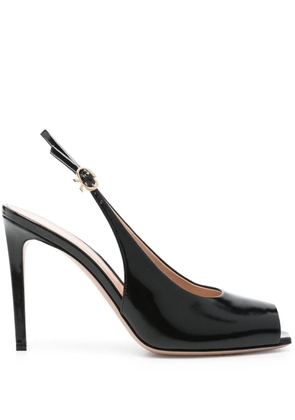 Gianvito Rossi 105mm leather sandals - Black