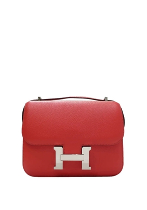 Hermès Pre-Owned Epsom Mini Constance 18 crossbody bag - Red