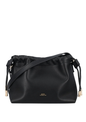A.P.C. drawstring tote bag - Black