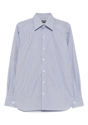 TOM FORD cotton striped shirt - Blue