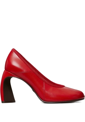 Tory Burch 90mm peep-toe pumps - Red